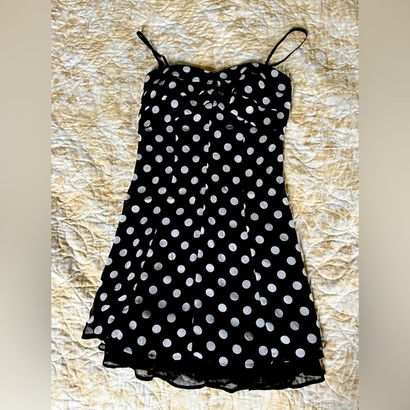 S chico black and white polka dot mini dress - Picture 1 of 1